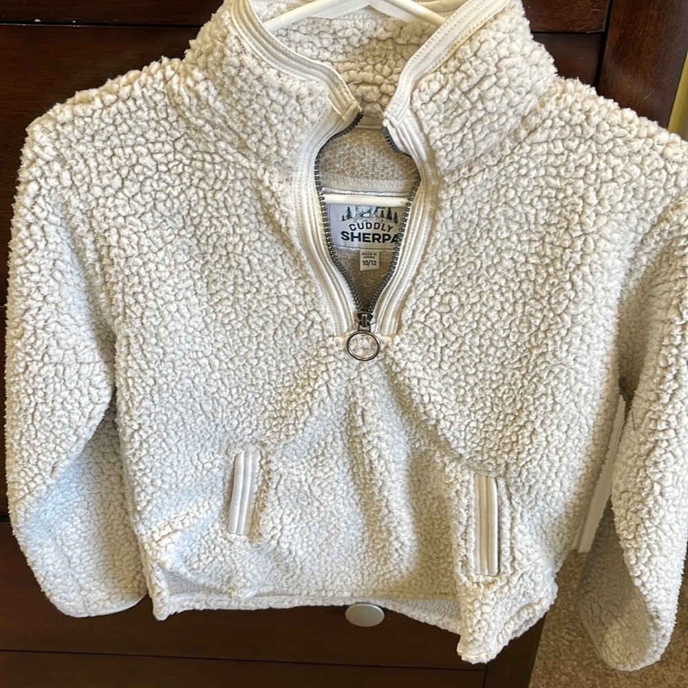 Girls Cuddly Sherpa pullover